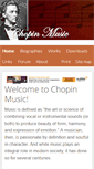Mobile Screenshot of chopinmusic.net